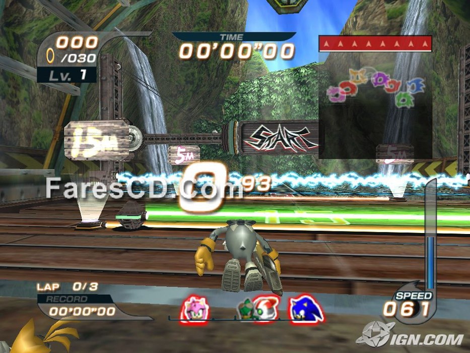 نسخة ريباك من لعبة سونيك Sonic Riders (3)
