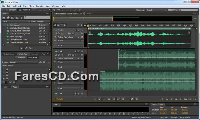 برنامج أدوبى للهندسة الصوتية Adobe Audition cc 6 (2)