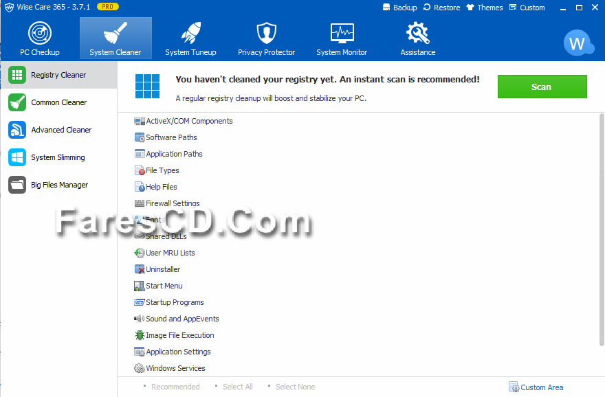 برنامج تنظيف وتسريع الكومبيوتر Wise Care 365 Pro 3.71.329 (3)