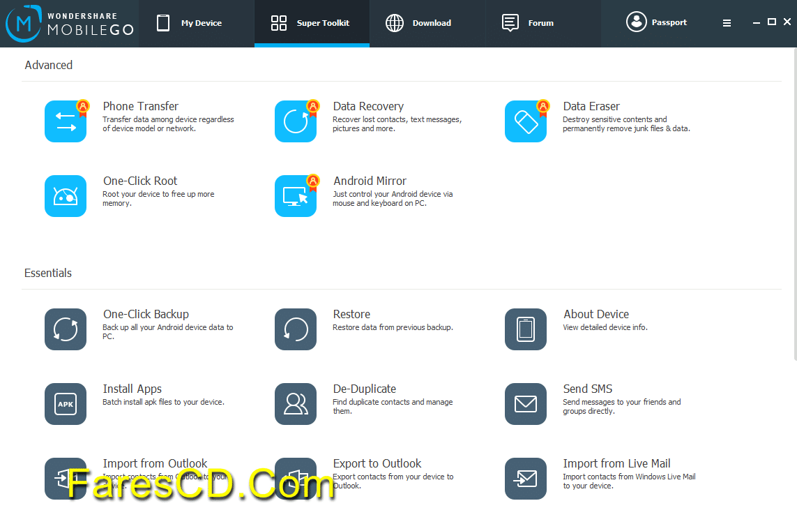 برنامج إدارة الهواتف الذكية Wondershare MobileGo 7.7.1.36 (4)