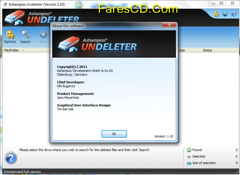 برنامج استعادة الملفات المحذوفة Ashampoo Undeleter 1.10 DC (2)