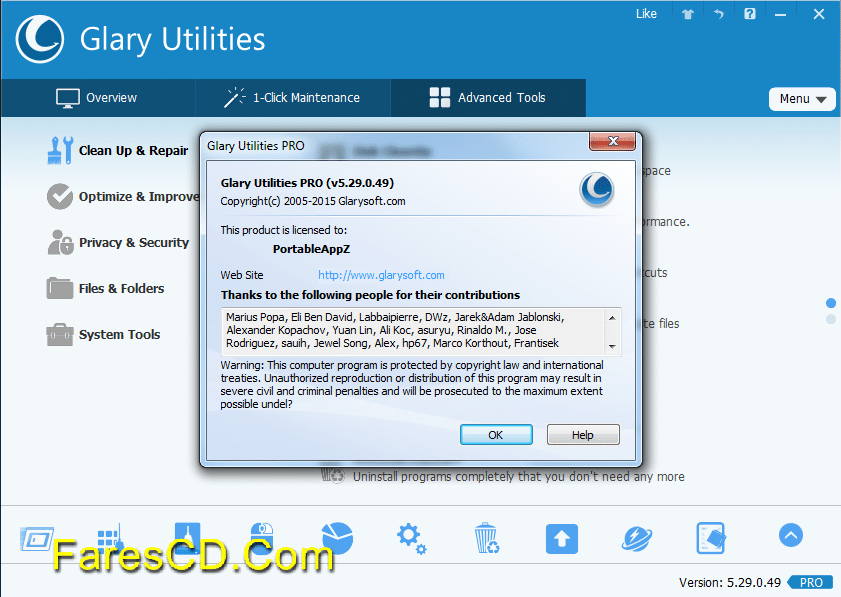 برنامج صيانة الويندوز Glary Utilities Pro 5.29.0.49 Final (4)