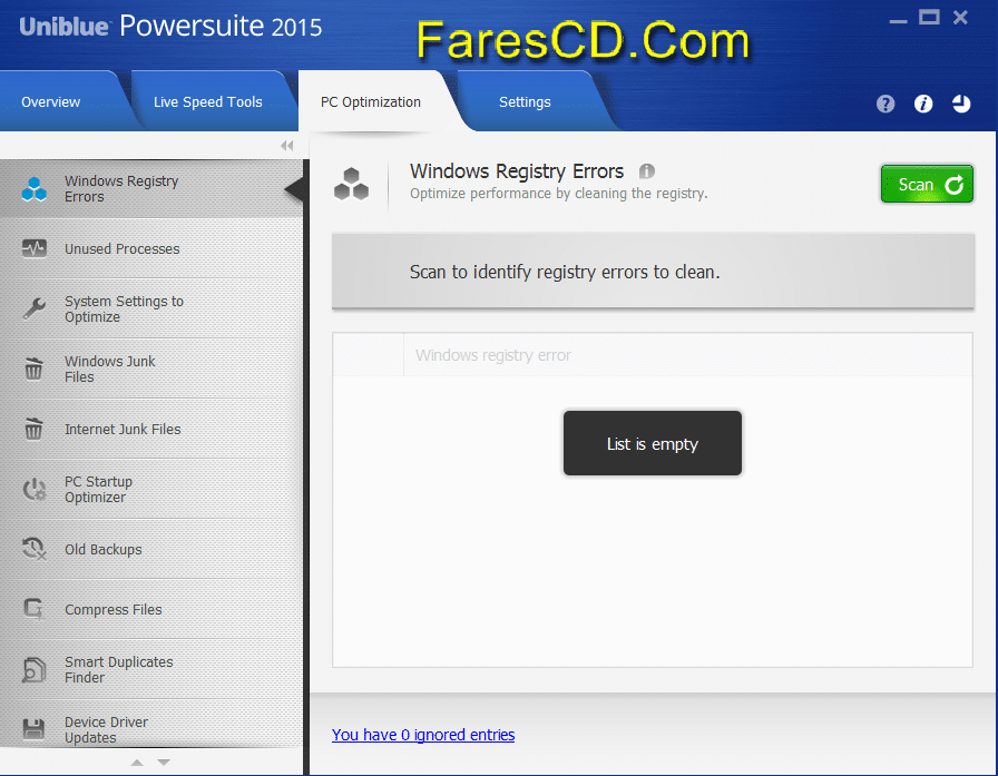 برنامج صيانة الويندوز Uniblue Powersuite 2015 4.3.3 (4)