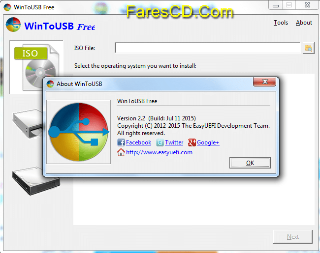 برنامج نسخ الويندوز على الفلاشة WinToUSB 2.2 portable (2)
