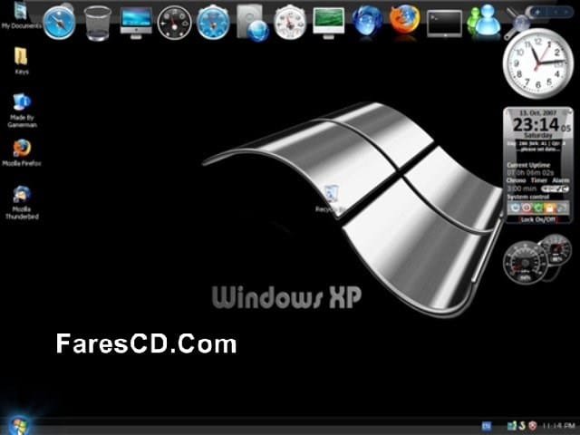 ويندوز إكس بى بلاك 2015 Windows XP Professional SP3 x86 - Black Edition 16082015