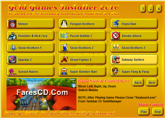 الاسطوانة الذهبية للألعاب الخفيفة 2016 Gold Games AIO (2)