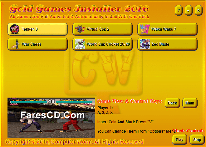 الاسطوانة الذهبية للألعاب الخفيفة 2016 Gold Games AIO (3)