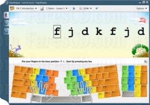 برنامج تعليم سرعة الكتابة على الكيبورد | Rapid Typing Tutor 5.4