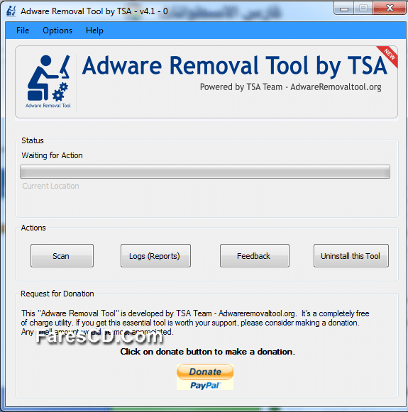 أداة إزالة الادوار والملفات الخبيثة Adware Removal Tool 4.1 portable (1)