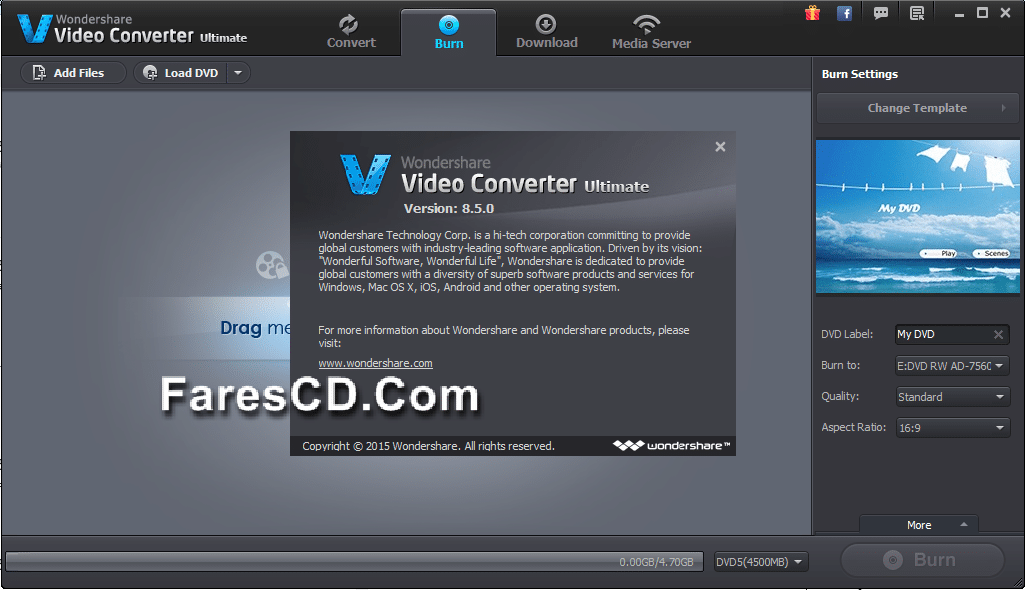 برنامج تحويل الفيديو Wondershare Video Converter Ultimate 8.5 (3)