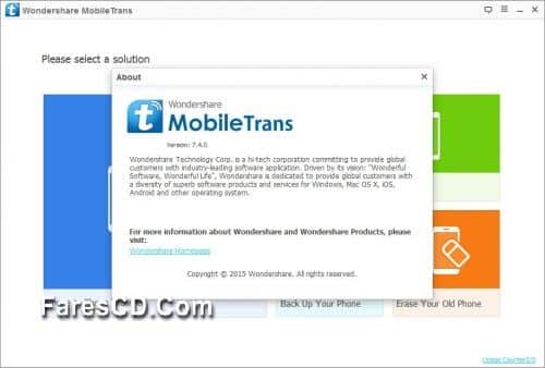 عملاق النسخ الإحتياطى للهواتف الذكية Wondershare MobileTrans 7.4.0.414 (2)