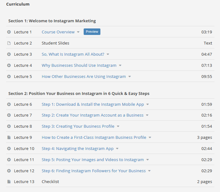 كورس التسويق بإنستجرام Social Media Marketing Using Instagram for Your Business (2)