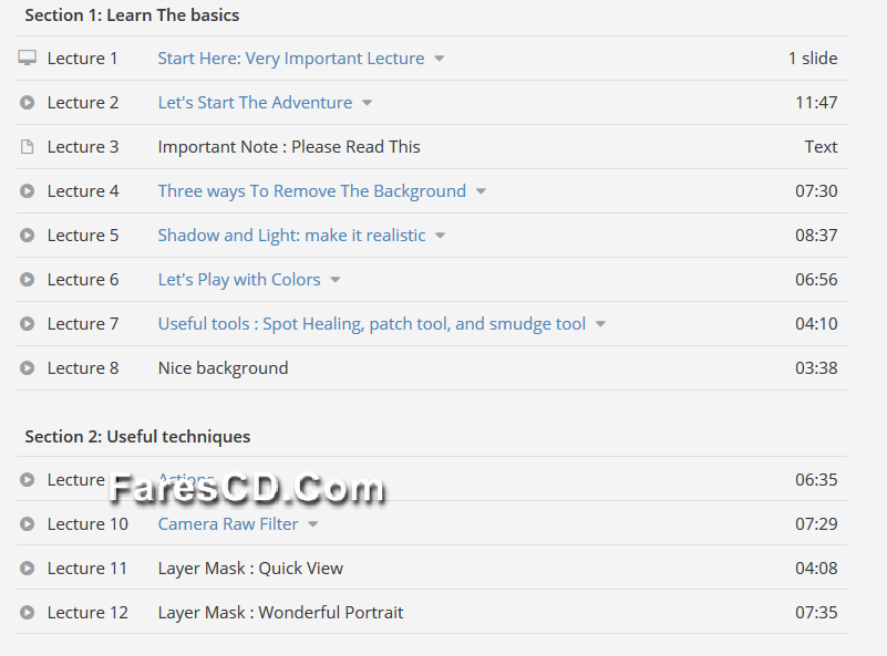 كورس خدع الفوتوشوب Create The World Most Amazing Graphic Designs with Photoshop (3)