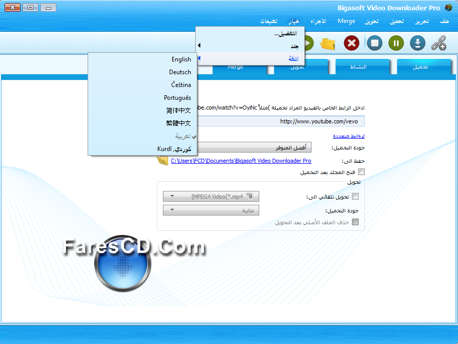 برنامج تحويل فيديوهات اليوتيوب Bigasoft Video Downloader Pro 3.10.4.5791 (3)