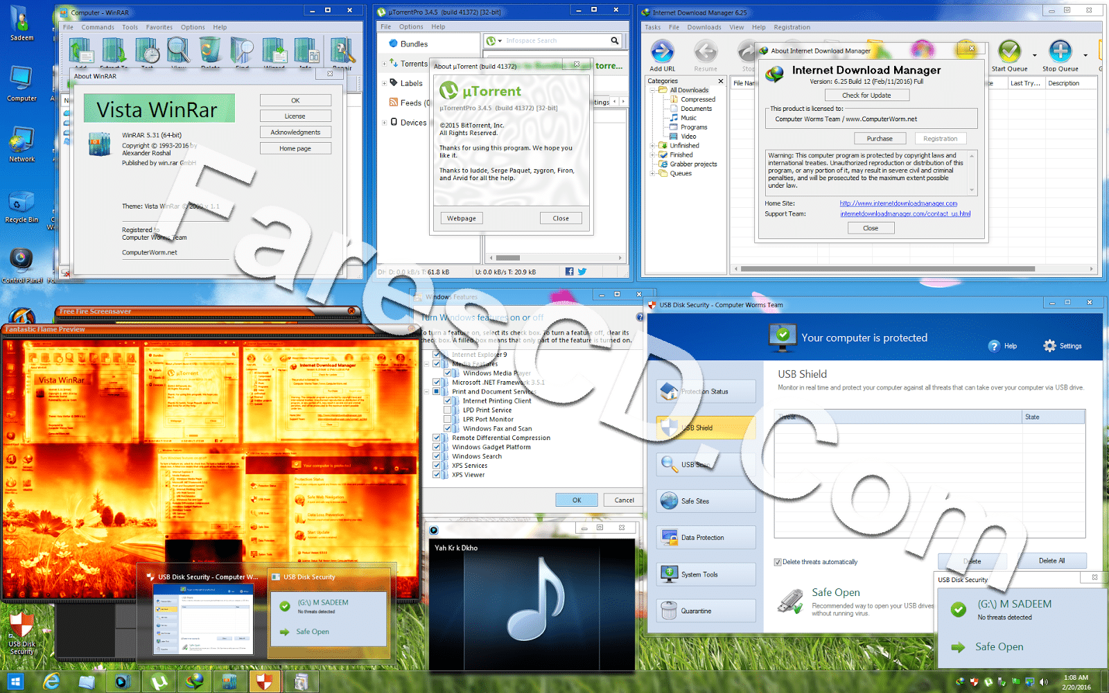 ويندوز سفن إيرو 2016 نواة (x64) Win 7 Aero Blue 2016 (6)