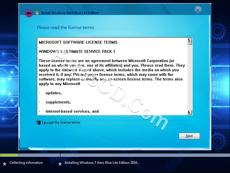 ويندوز سفن إيرو 2016 نواة (x86) Win 7 Aero Blue 2016 (1)