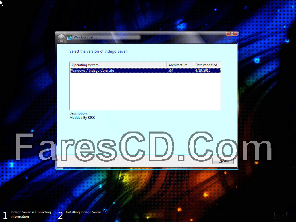 أحدث إصدارات ويندوز سفن المعدلة Windows 7 Indego Core Lite April x64 (3)