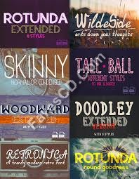 أحدث موسوعات الخطوط الأجنبية Inky's Ultimate Font Bundle (1)
