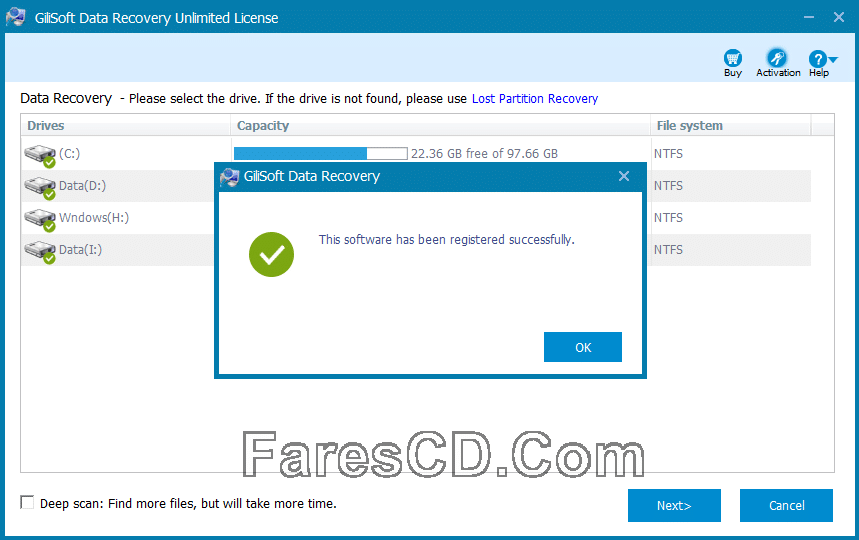 برنامج استعادة الملفات المحذوفة Gilisoft Data Recovery 4.0 (4)
