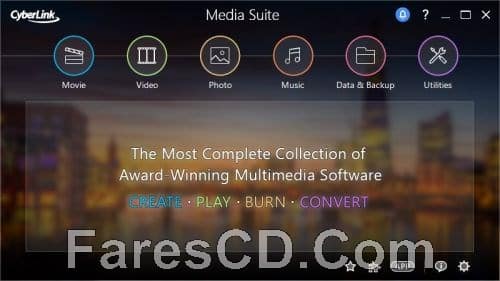 تجميعة برامج سيبر لينك للمالتيميديا CyberLink Media Suite Ultra 13.0.0713.0 Retail (2)