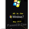 تجميعة ويندوز سفن لشهر مايو 2016 | Windows 7 SP1 X64 9in1 OEM ESD