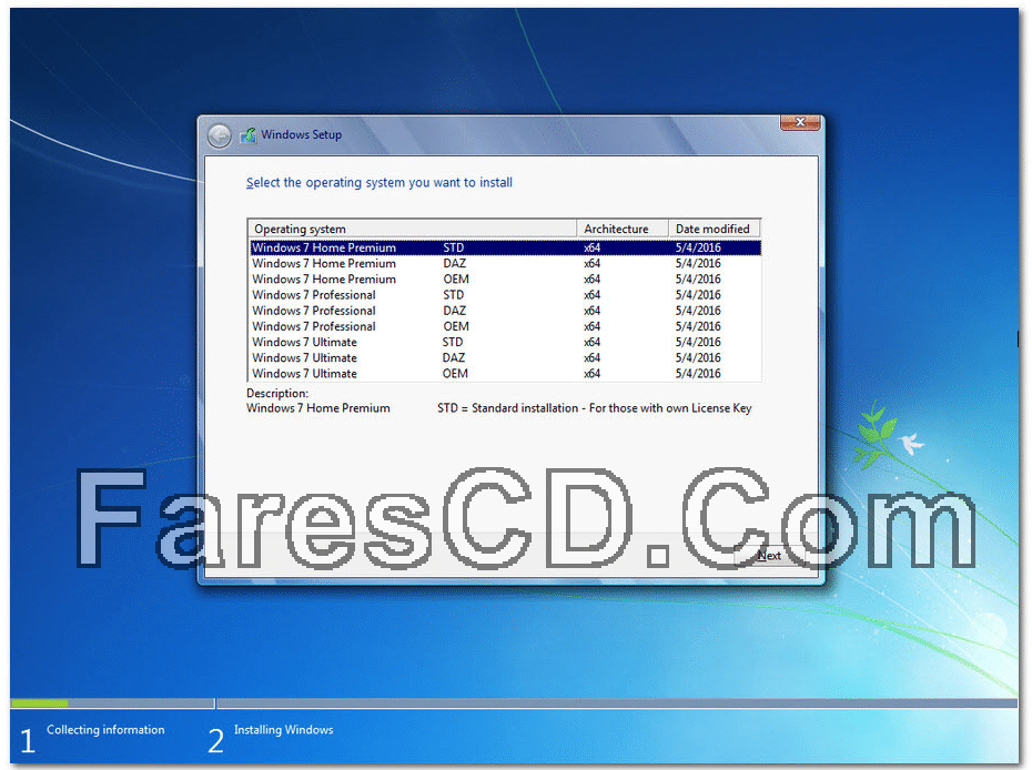 تجميعة ويندوز سفن لشهر مايو 2016 Windows 7 SP1 X64 9in1 OEM ESD (1)