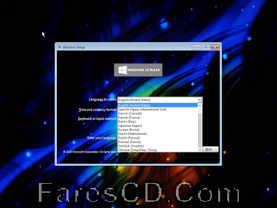 ويندوز 10 بلاك + أوفيس 2016 Windows 10 Black Edition Premium x64 April 2016 + Office 2016 (1)