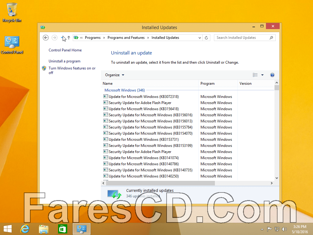 ويندوز 8.1 بروفيشنال بـ 3 لغات Windows 8.1 Professional May 2016 (4)