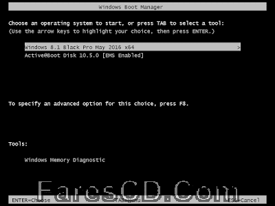 ويندوز 8.1 بلاك Windows 8.1 Black Pro x64 ESD May 2016 (2)