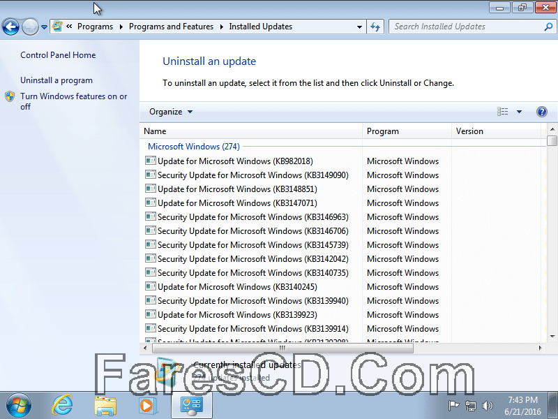 ويندوز سفن التميت بـ 3 لغات Windows 7 Ultimate Sp1 June 2016 (4)