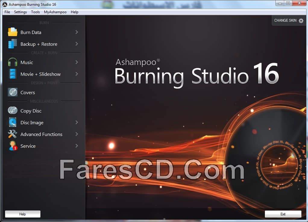 برنامج أشامبو لنسخ الاسطوانات Ashampoo Burning Studio 16.0.7 (2)