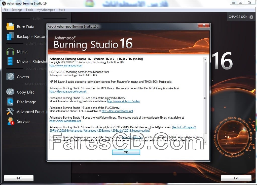 برنامج أشامبو لنسخ الاسطوانات Ashampoo Burning Studio 16.0.7 (3)