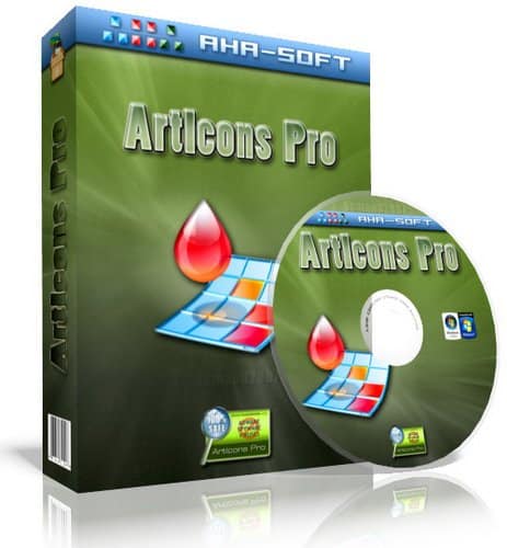 برنامج إنشاء وتصميم الأيقونات | Aha-Soft ArtIcons Pro