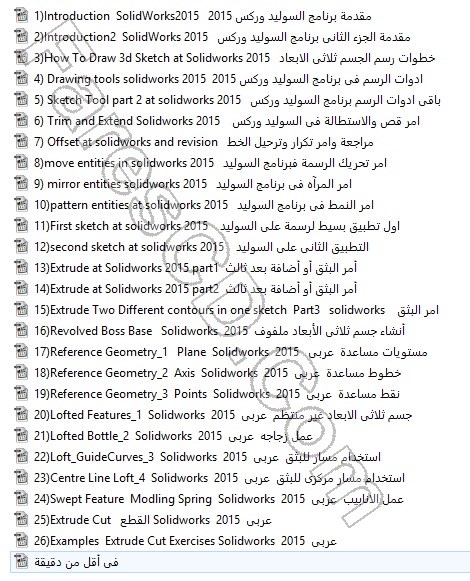 كورس سوليد ووركس 2015 فيديو وبالعربى
