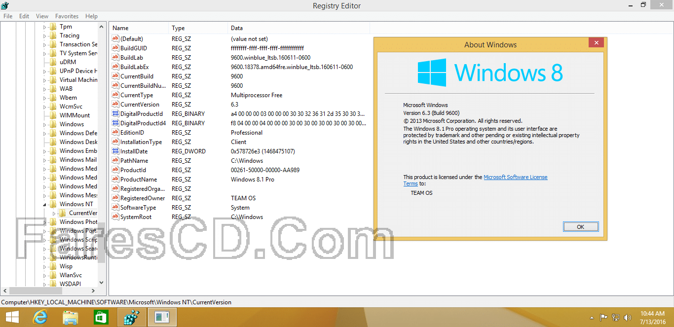 ويندوز 8.1 برو بتحديثات يوليو 2016 Windows 8.1 Pro Vl Update 3 x64 (2)