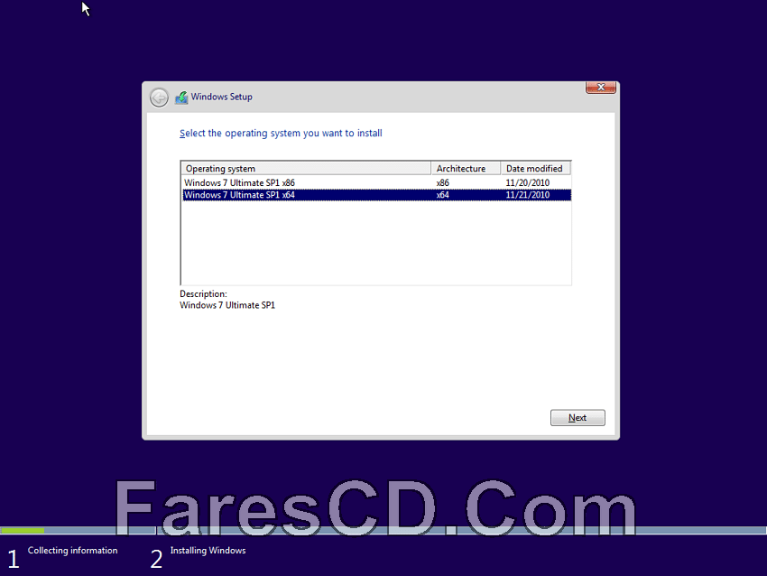 ويندوز سفن ألتميت بـ 3 لغات Windows 7 Ultimate Sp1 En,Ar,Fr July 2016 (2)