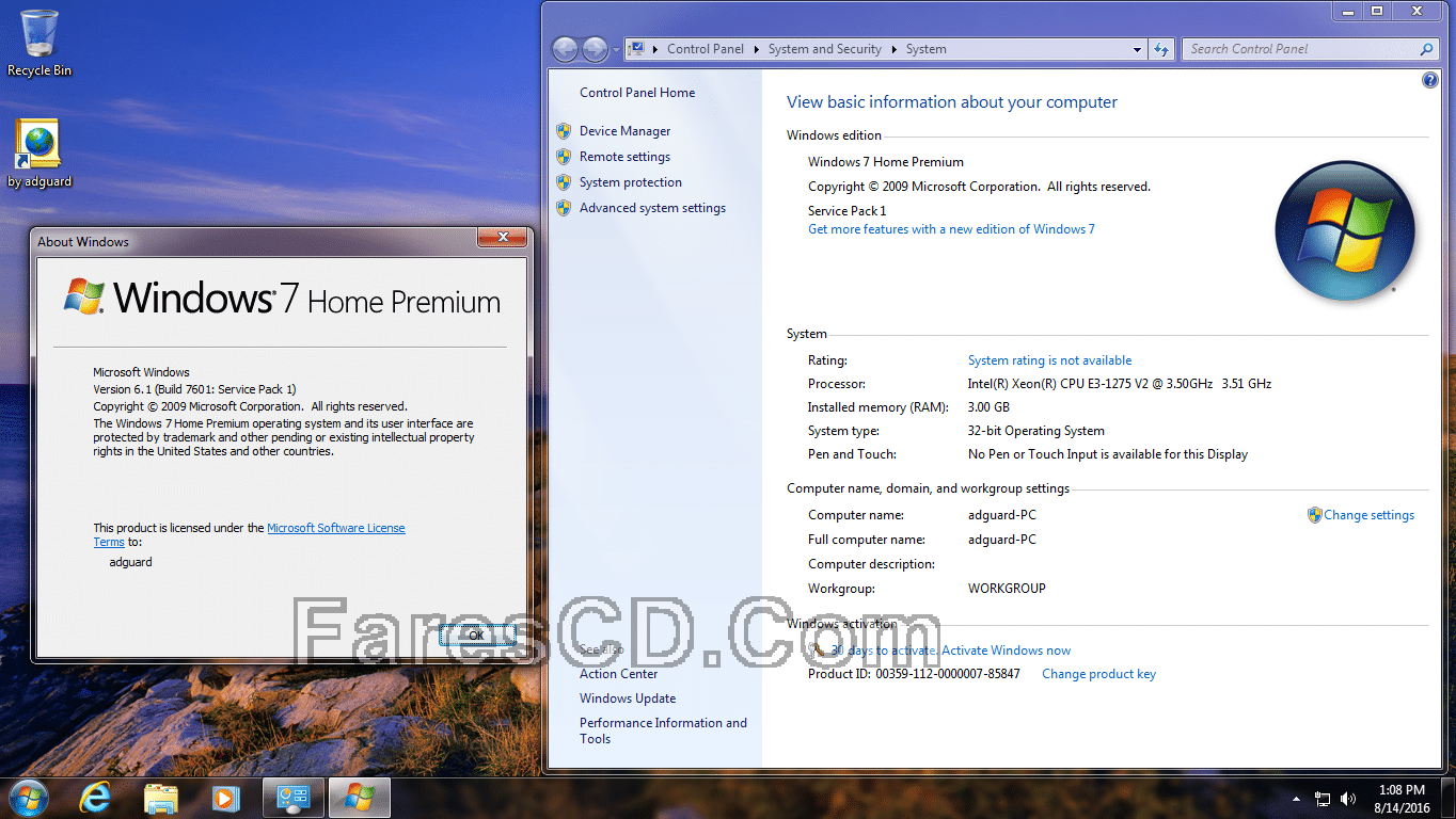 تجميعة ويندوز سفن الشاملة Windows 7 SP1 with Update (x86x64) AIO 26in2 v16.08 (4)