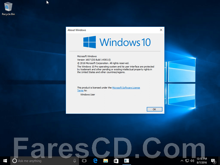 ويندوز 10 الجديد بـ 3 لغات Windows 10 Redstone 1 Pro v1607 Build 14393 (3)