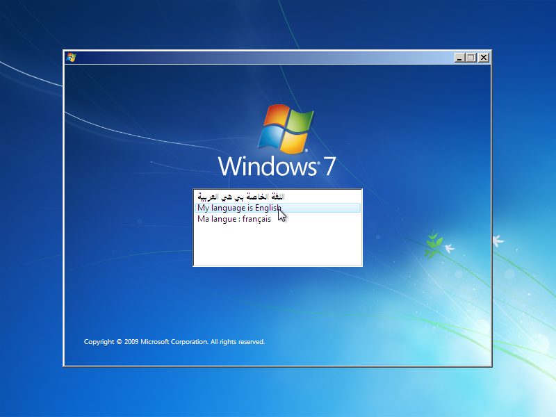 ويندوز سفن ألتميت بـ 3 لغات | Windows 7 Ultimate Sp1 En,Ar,Fr August 2016