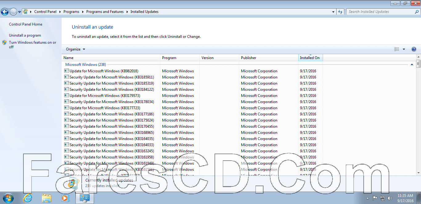 ويندوز سفن ألتميت مفعل | Windows 7 Ultimate Sp1 x86 Sep 2016 Pre-Activated