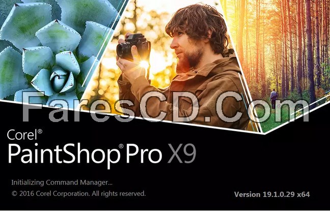 إصدار جديد من برنامج كوريل للصور | Corel PaintShop Pro X9 19.1.0.29