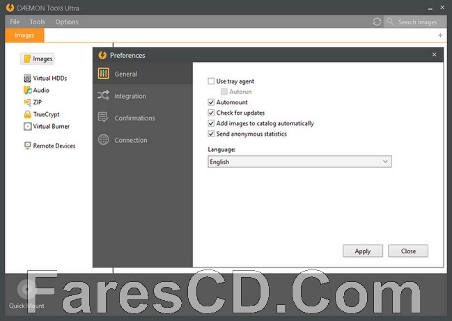 إصدار جديد من عملاق تشغيل الاسطوانات الوهمية | DAEMON Tools Ultra 4.1.0.0492