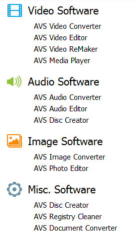 تجميعة برامج AVS بآخر إصدار | All AVS4YOU Package 3.3.1.140