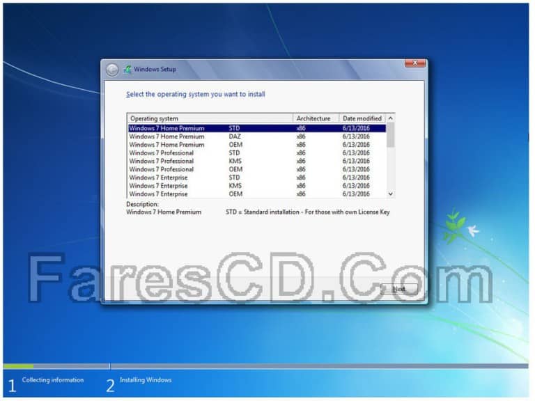 كل إصدارات ويندوز سفن بـ 3 لغات | Win 7 AIO En,Ar,Fr October 2016