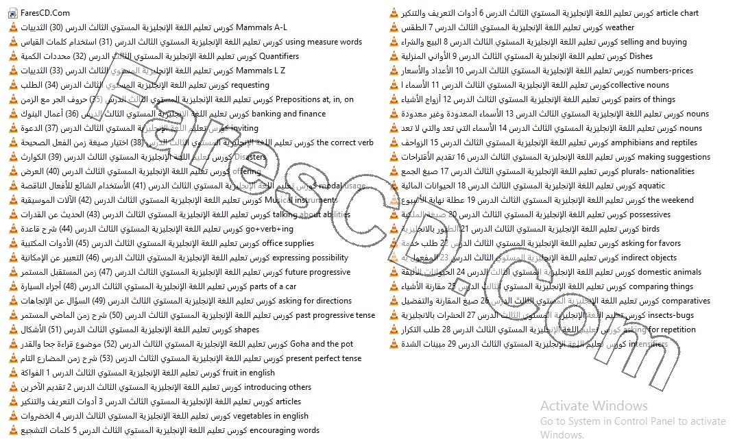 كورس تعليم الإنجليزية بالعربى | 200 محاضرة فيديو