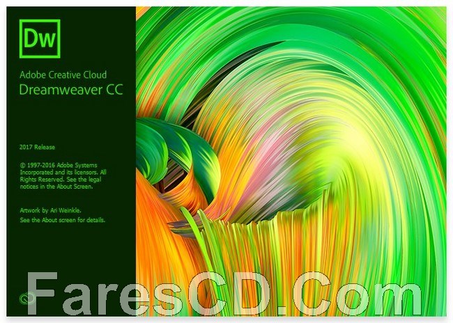 برنامج دريم ويفر 2017 | Adobe Dreamweaver CC 2017 v17