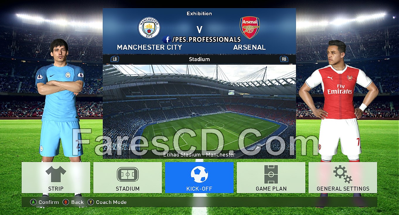 تحميل باتش لعبة بيس 2017 | PES Professionals Patch