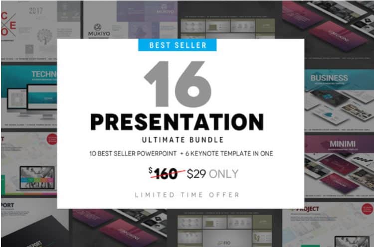 موسوعة قوالب بوربوينت | Creativemarket Ultimate Presentation Bundle