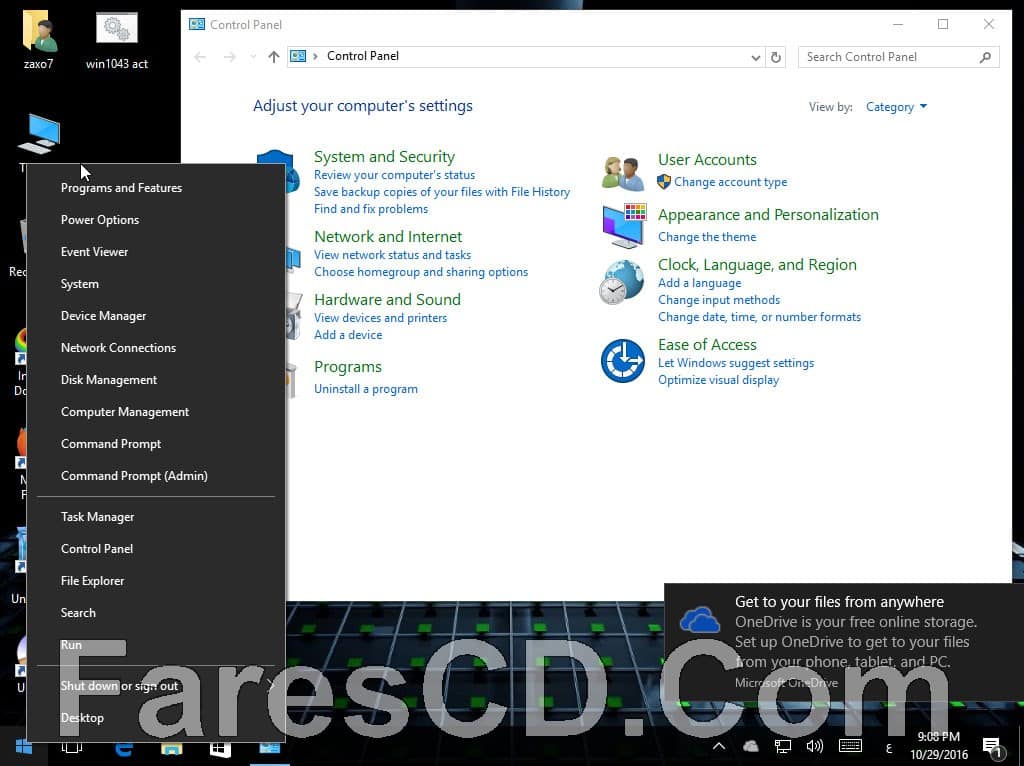 ويندوز 10 المخفف بـ 3 لغات | Windows 10 Mini 3x1 Ar-En-Fr