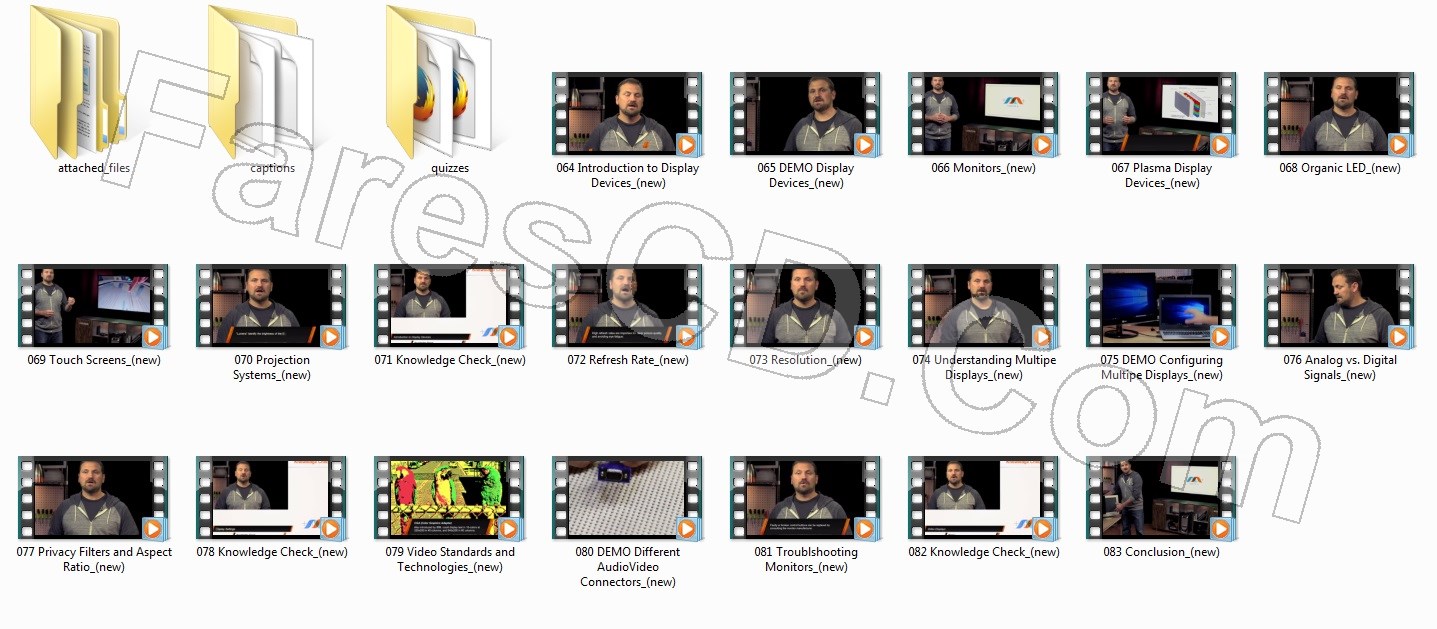 أحدث كورسات صيانة الكومبيوتر | A+ 2016 PC Components Fundamentals